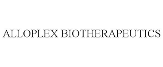 ALLOPLEX BIOTHERAPEUTICS