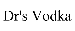 DR'S VODKA