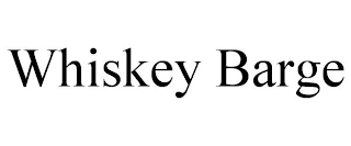 WHISKEY BARGE