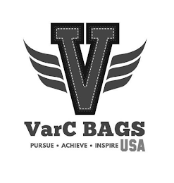 VARC BAGS PURSUE · ACHIEVE · INSPIRE USA