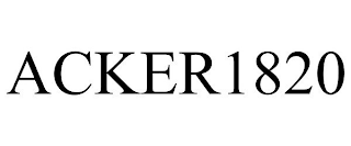 ACKER1820