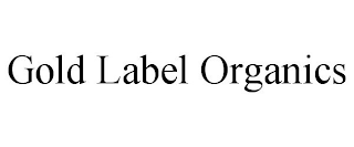 GOLD LABEL ORGANICS