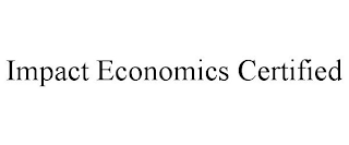 IMPACT ECONOMICS CERTIFIED