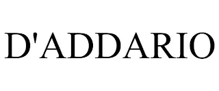 D'ADDARIO