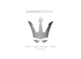 LUMIEREVODKA TASTE THE LUV EST. 2017