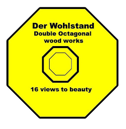 DER WOHLSTAND OCTAGONAL WOOD WORKS DOUBLE OCTAGON 16 VIEWS OF BEAUTY