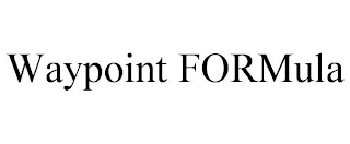 WAYPOINT FORMULA