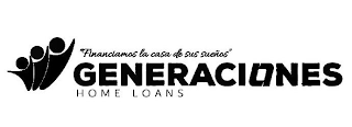 "FINANCIAMOS LA CASA DE SUS SUEÑOS" GENERACIONES HOME LOANS