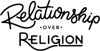 RELATIONSHIP · OVER · RELIGION