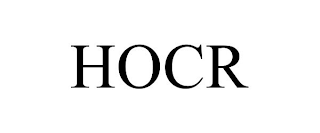 HOCR