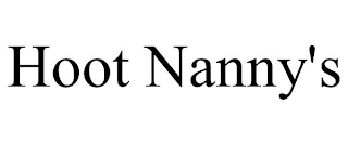 HOOT NANNY'S