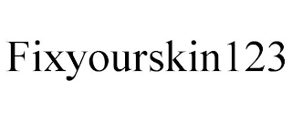 FIXYOURSKIN123