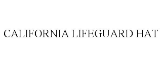 CALIFORNIA LIFEGUARD HAT