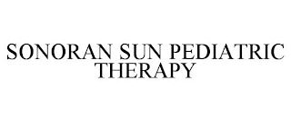 SONORAN SUN PEDIATRIC THERAPY