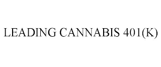 LEADING CANNABIS 401(K)