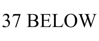 37 BELOW