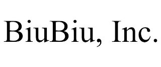 BIUBIU, INC.