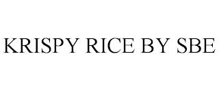 KRISPY RICE BY SBE