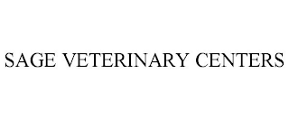 SAGE VETERINARY CENTERS