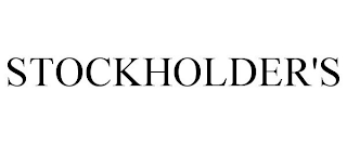 STOCKHOLDER'S