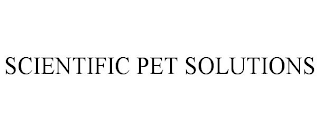 SCIENTIFIC PET SOLUTIONS