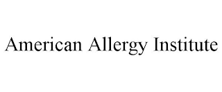 AMERICAN ALLERGY INSTITUTE