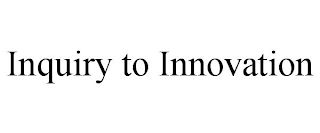INQUIRY TO INNOVATION