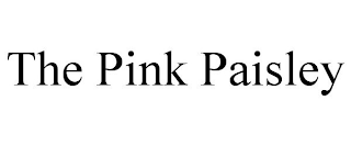 THE PINK PAISLEY
