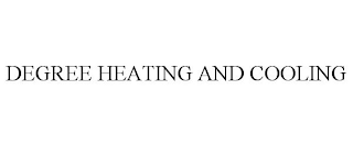 DEGREE HEATING AND COOLING