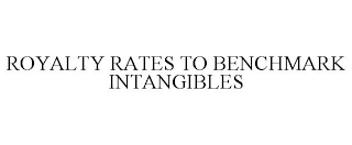 ROYALTY RATES TO BENCHMARK INTANGIBLES