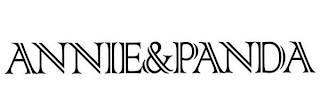 ANNIE&PANDA