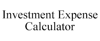 INVESTMENT EXPENSE CALCULATOR