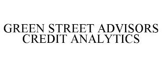 GREEN STREET ADVISORS CREDIT ANALYTICS