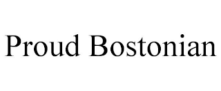 PROUD BOSTONIAN