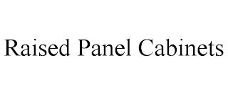 RAISED PANEL CABINETS