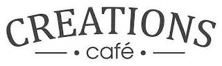 CREATIONS · CAFÉ ·