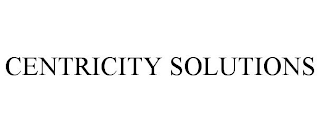 CENTRICITY SOLUTIONS