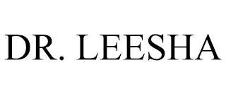 DR. LEESHA