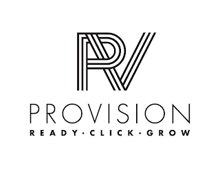 PV PROVISION READY · CLICK · GROW