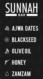 SUNNAH BAR AJWA DATES BLACKSEED OLIVE OIL HONEY ZAMZAM