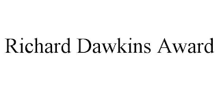 RICHARD DAWKINS AWARD