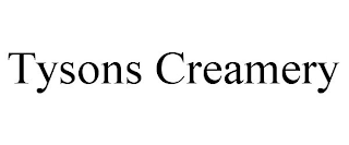 TYSONS CREAMERY