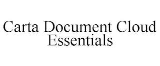 CARTA DOCUMENT CLOUD ESSENTIALS