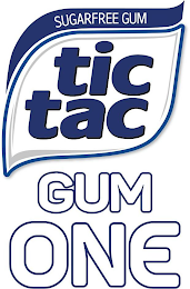 TIC TAC GUM ONE SUGARFREE GUM