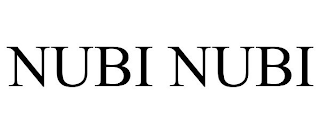 NUBI NUBI