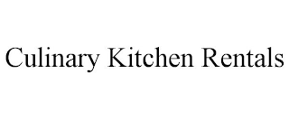 CULINARY KITCHEN RENTALS