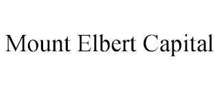 MOUNT ELBERT CAPITAL