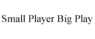 SMALL PLAYER BIG PLAY