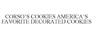 CORSO'S COOKIES AMERICA'S FAVORITE DECORATED COOKIES