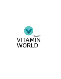 V SINCE 1977 VITAMIN WORLD